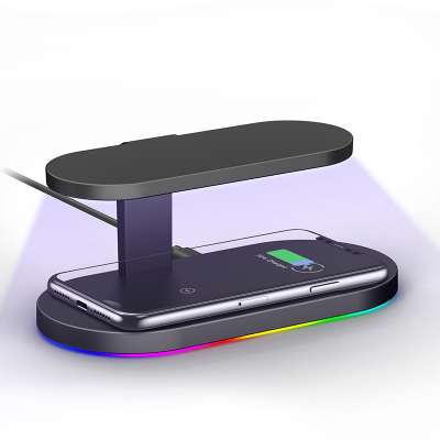 5 in 1 Wireless Charger 15W Qi Fast Wireless Charging Stand Wireless Charging Station for Watch Series 1/2/3/4/5