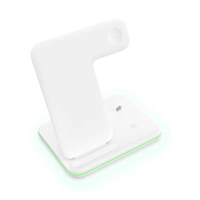 3 in 1 15w 10w Fast Charger Wireless Charger Stand Qi Wireless Charging Multifuncion Station for iPhone iWatch Airpods Pro