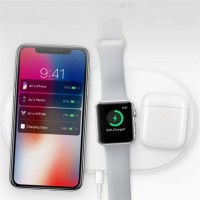 Portable Oi Wireless Charger 3 in 1 Wireless Charger for iphone for iwach for airpod